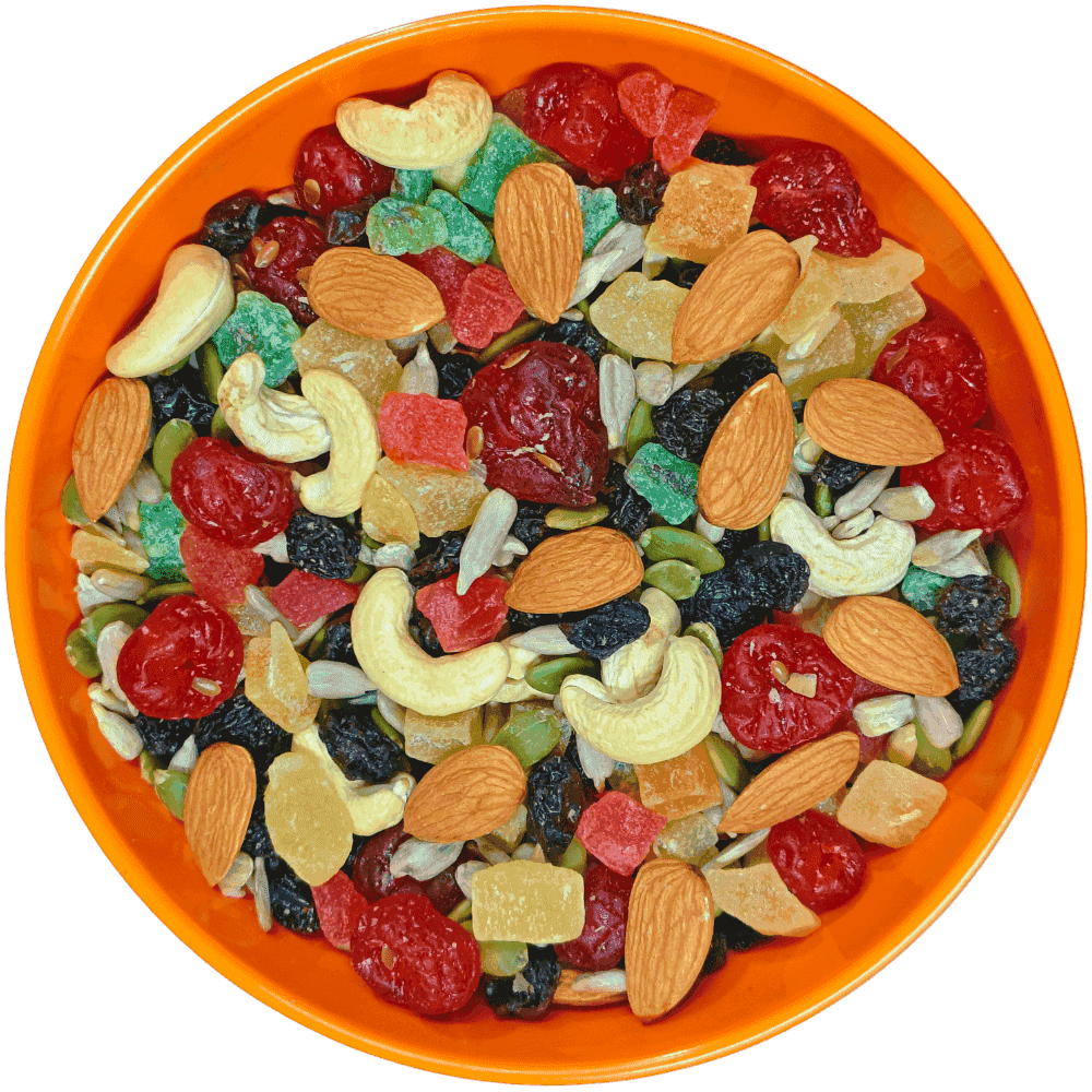 Premium Breakfast Mix – Nutritious Trail Mix with Nuts, Seeds, and Dehydrated Fruits